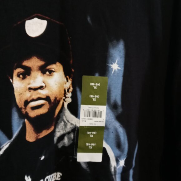 ICE CUBE Men's Black Graphic T Shirt Size XL (46-48) - Picture 5 of 6